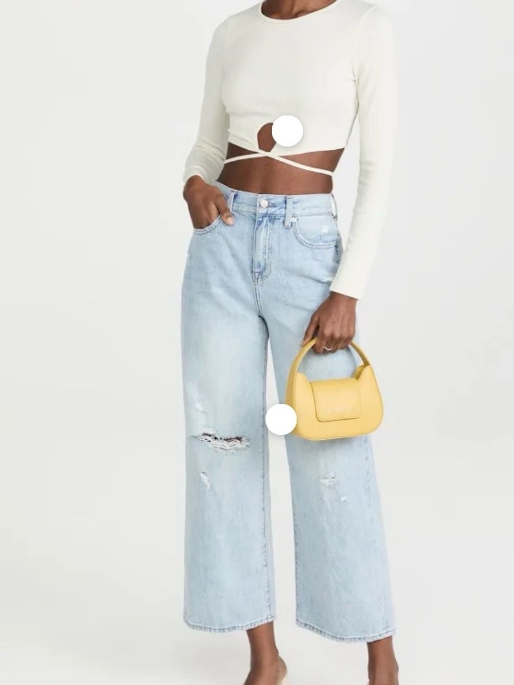 Pistola Women's Loretta High Rise Wide Leg Jeans